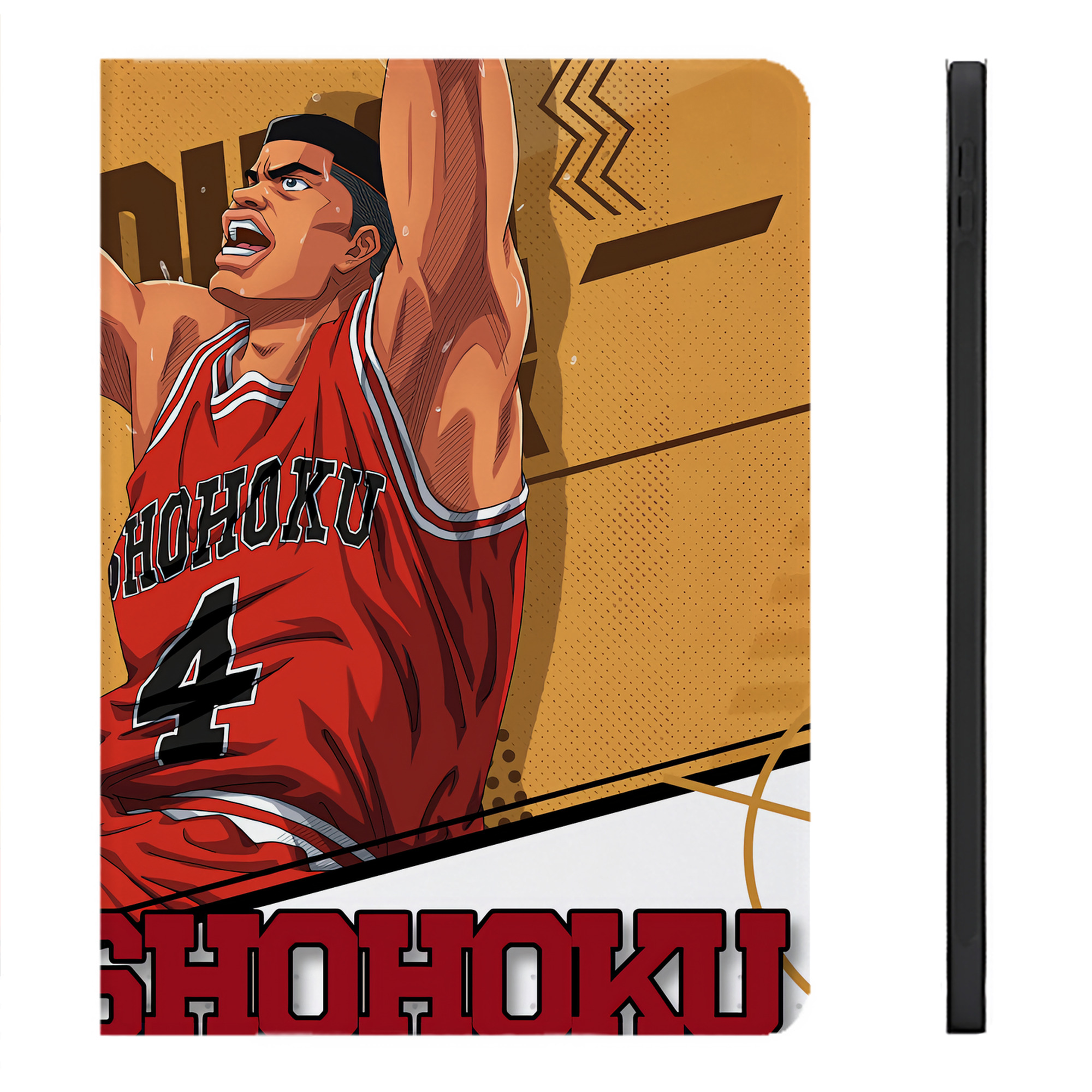 （画像用） SLAM DUNK／スラムダンク IPadケース ペンホルダー付き ブックスタイルデザイン